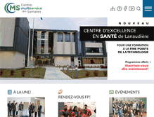 Tablet Screenshot of centremultiservice.ca